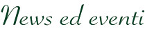 News ed eventi